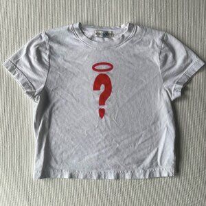 Mondo Mondo White Printed T-Shirt